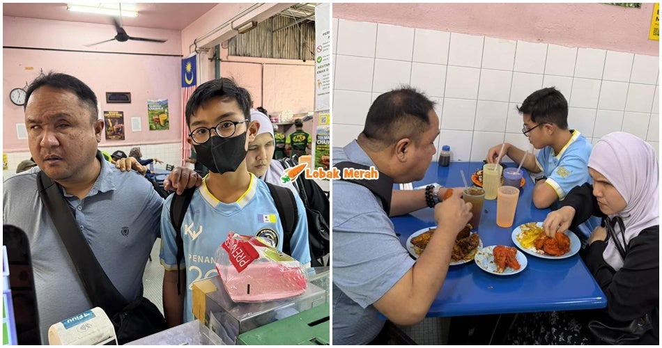 “Sikit tak tunjuk marah” – Remaja Bawa Ibu Bapa OKU ‘Pekena’ Nasi Kandar Di Penang Undang Sebak Ramai