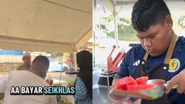 Remaja Jual Jus Tembikai Bayar Seikhlas Hati