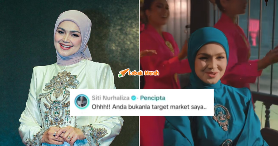 “Bukan target market saya” – Lagu Raya Dikritik Tak Sedap, Siti Nurhaliza Tampil Beri Respon ‘Win’ Kat Komen!