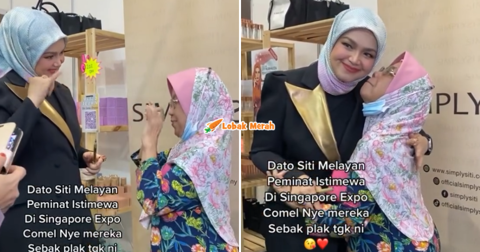 Santuni Peminat OKU di Singapura, Sikap Rendah Diri Siti Nurhaliza Dipuji Netizen