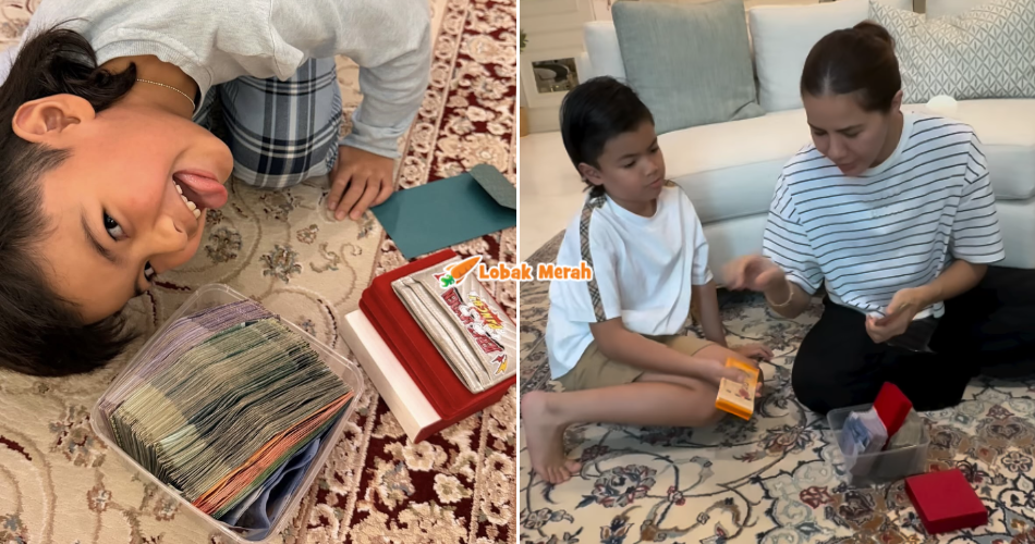 “Kalah gaji aku 5 bulan!” – Ramai Teruja Lihat Jebat Jayden Dapat Duit Raya Cecah RM18K!