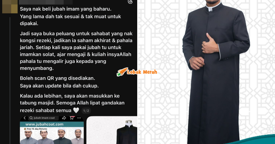 “Niat saya buka ruang kebaikan” – Ustaz Mohon Maaf Lepas Kena Kecam Minta Dana Beli Jubah RM580