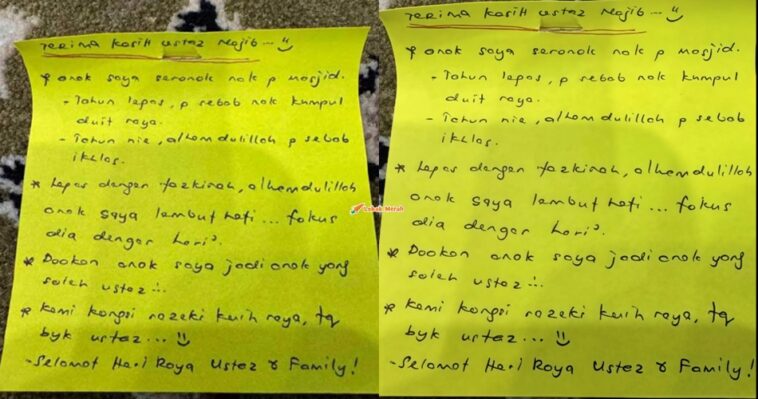 Wanita Ucap Terima Kasih Kepada Ustaz