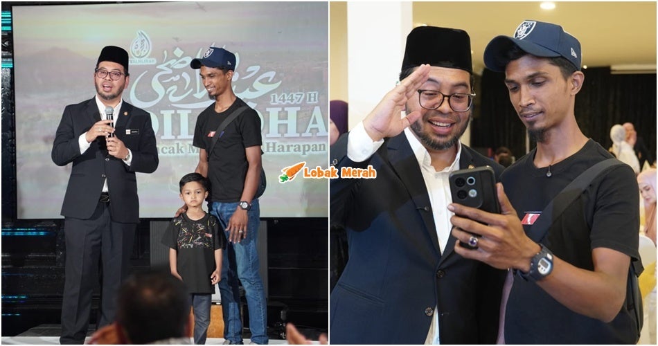 “Asbab rantai motor…” – Rezeki Tak Disangka, Abang Minyak Hitam Jalanan Terharu Dapat Hadiah Pergi Umrah