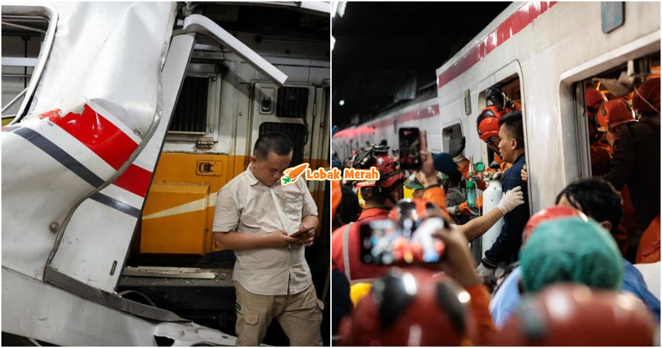 “Ya Allah ngeri bangat” – 7 Maut & 81 Cedera Nahas Melibatkan Dua Kereta Api Di Bekasi, Indonesia