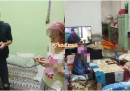 Dicekup Khalwat Warnakan Rambut