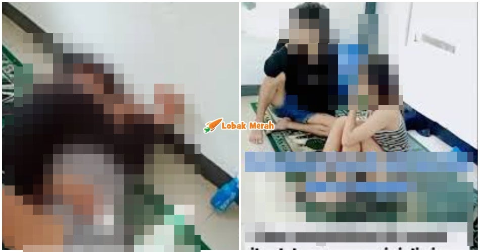 Selamba! Remaja Seberang Tidur Berpelukan Dalam Masjid, Menggelupur Lepas Kena Siram Air Oleh Jemaah