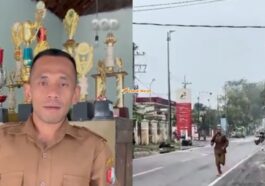 Guru Di Indonesia Berlari Ke Sekolah