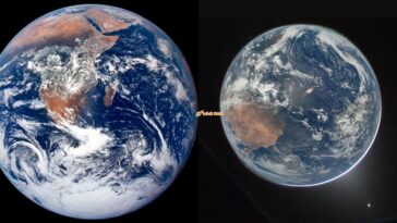 Imej Bumi Dari Misi Artemis Ii