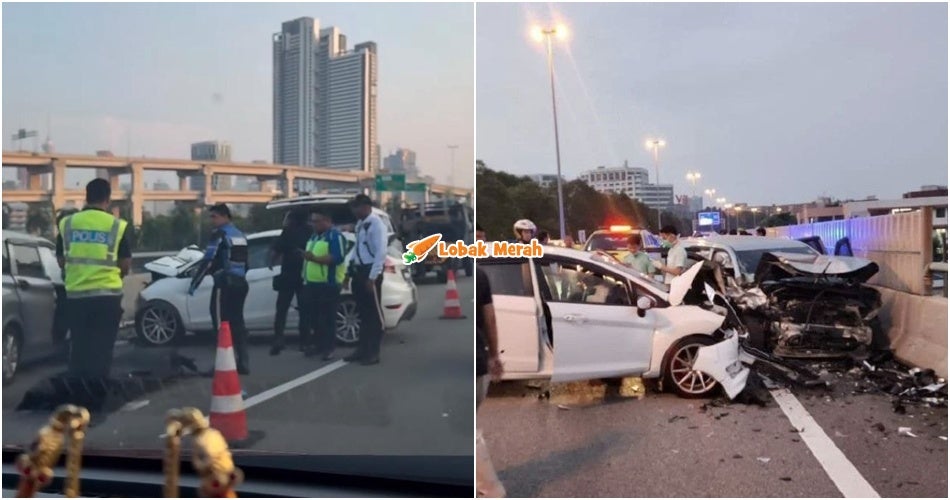 “Seorang m*ut” – Pegawai Tentera Disyaki Mabuk Rempuh E-Hailing Punca Lebuh Raya MEX Sesak Teruk