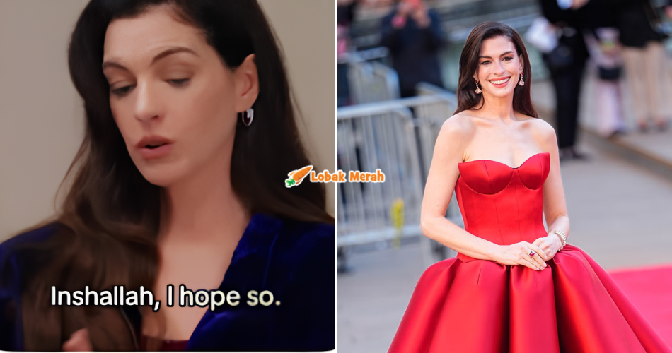 Sebut InshaAllah Ketika Temu Ramah, Peminat Berteka-teki Anne Hathaway Sebenarnya Seorang Muslim?