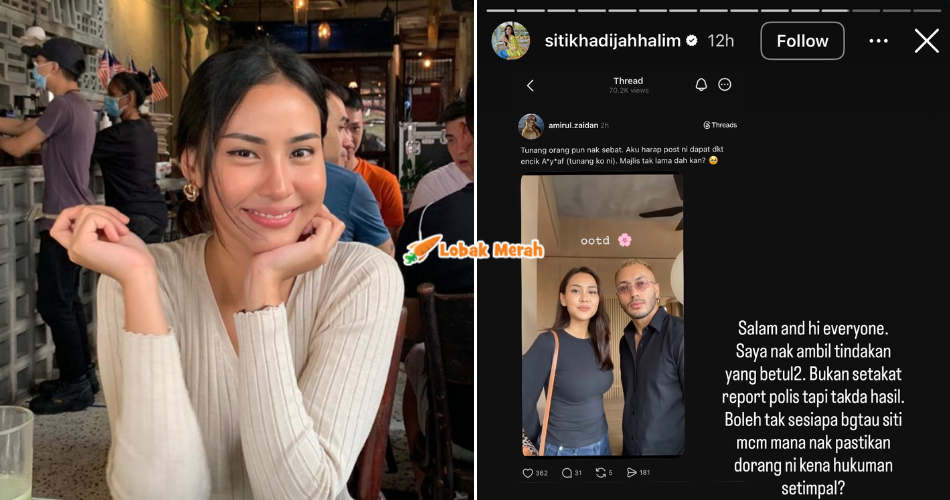 “Jangan libatkan Siti dalam benda b*do” – Gambar Disunting AI, Siti Khadijah Halim Nak Saman!