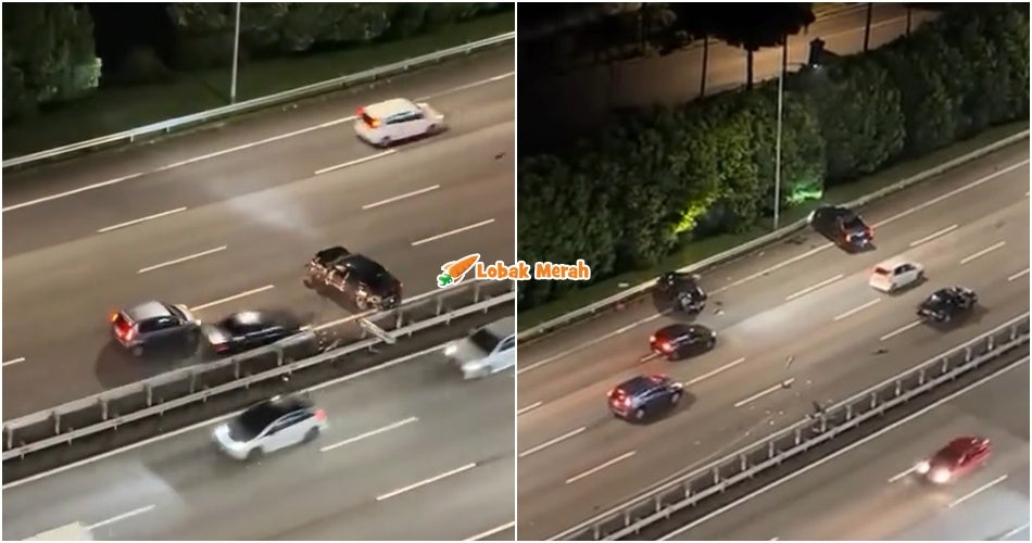 Tular Video Nahas 3 Kenderaan Di NKVE, Polis Tahan Pemandu Inspira