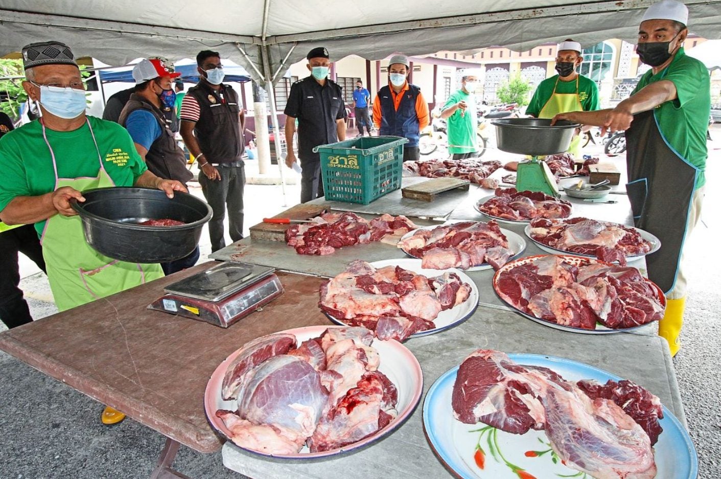 Agihan Daging Korban Bersistem Aqiqah Centre