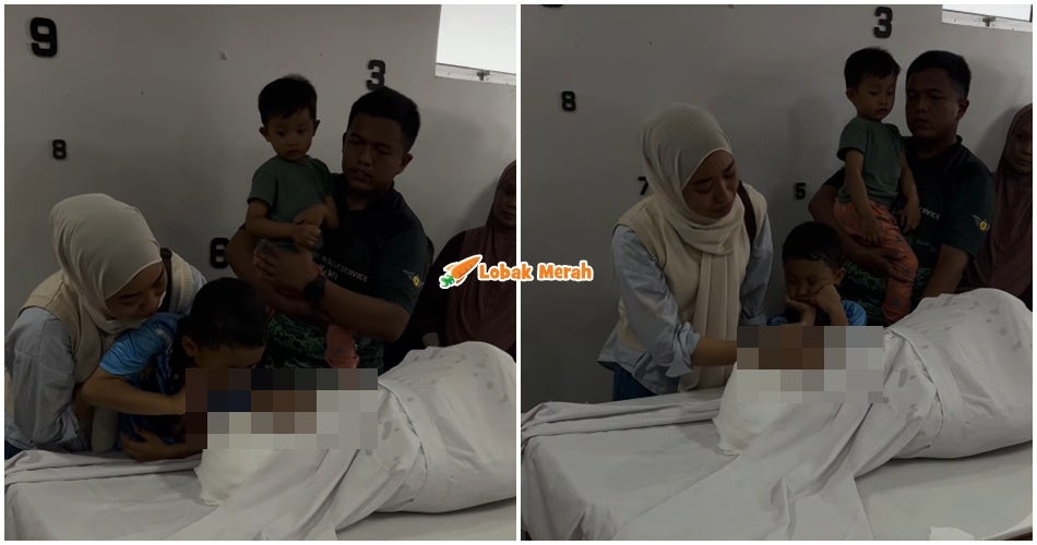 “Cinta pertama untuk anak perempuan” – Anak Allahyarham Jalil Hamid Kongsi Momen Sayu Kucup Dahi Jenazah