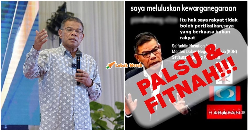 Isu Kerakyatan Rakyat China, Menteri Dalam Negeri Tegaskan Proses Tertakluk Perlembagaan