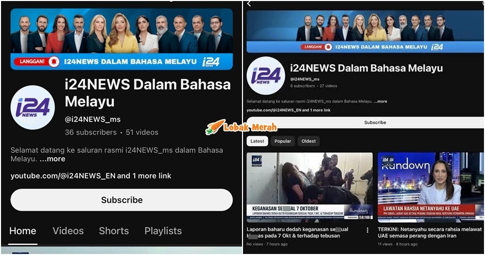 Kemunculan Saluran Berita Israel Dalam Bahasa Melayu Cetus Tanda Tanya Ramai
