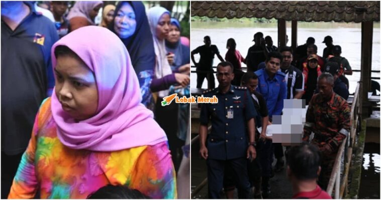 Ibu Oku Lembam Anak Lemas Sungai Jeram