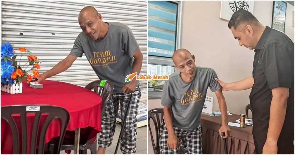 “Fizikal tak sempurna, iman padu” – Menggigil Jumpa Banyak Duit, Netizen Puji Sikap Jujur Lelaki OKU