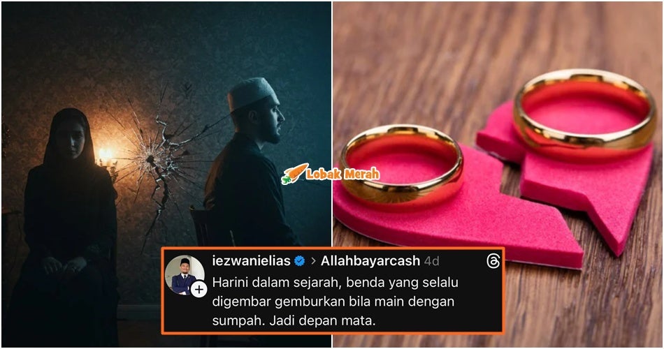 “Kalau aku tipu aku kena l*nggar” – Suami Terima Balasan Akibat Bermain Sumpah Lafaz Cerai