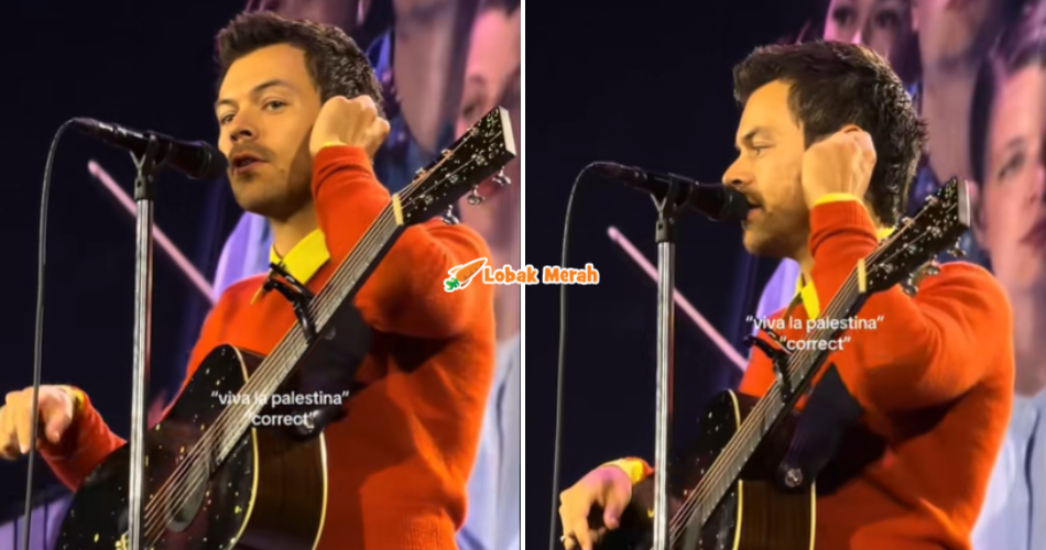 “Correct!” – Peminat Jerit ‘Viva Viva Palestina’ Masa Konsert, Respon Harry Styles Buat Ramai ‘Excited’!