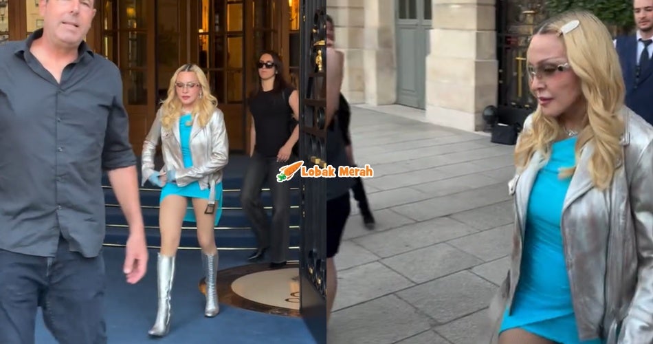 Pakai Gaun Senteng Ketika Paris Fashion Week, Ramai Mula Terkedu Tengok Penampilan Terkini Madonna