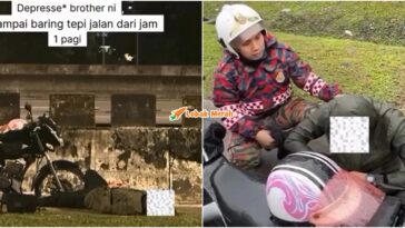 Lelaki Baring Tepi Lebuh Raya Sejak 1 Pagi