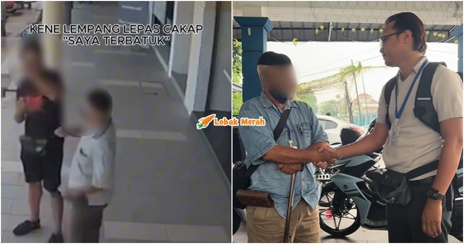 “Dia tampil serah diri” – Lelaki Dit*mbuk Ketika Beratur Beli Nasi Lemak Maafkan Warga Emas