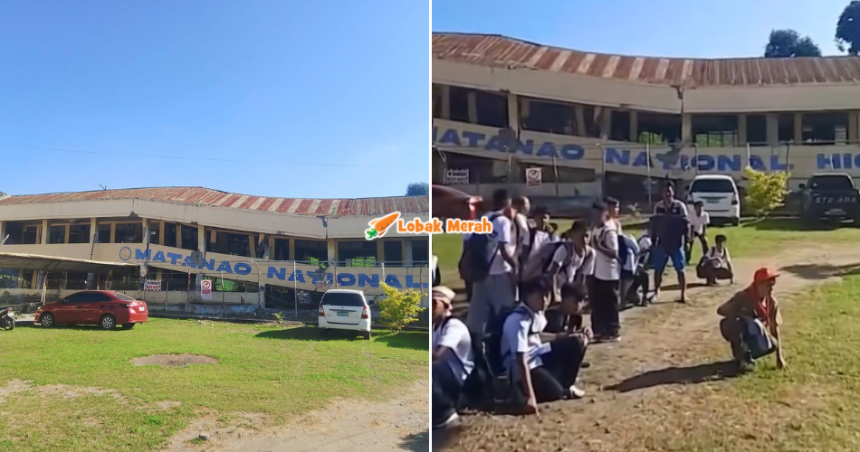 Pelajar Lari Selamatkan Diri, Bangunan Sekolah Runtuh Kerana Gempa Bumi Di Filipina