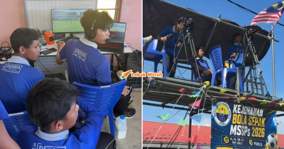 “90% operated by students” – Pelajar SMK Derma Buat ‘Live Stream’ Kejohanan Bola Sepak Terima Pujian Netizen