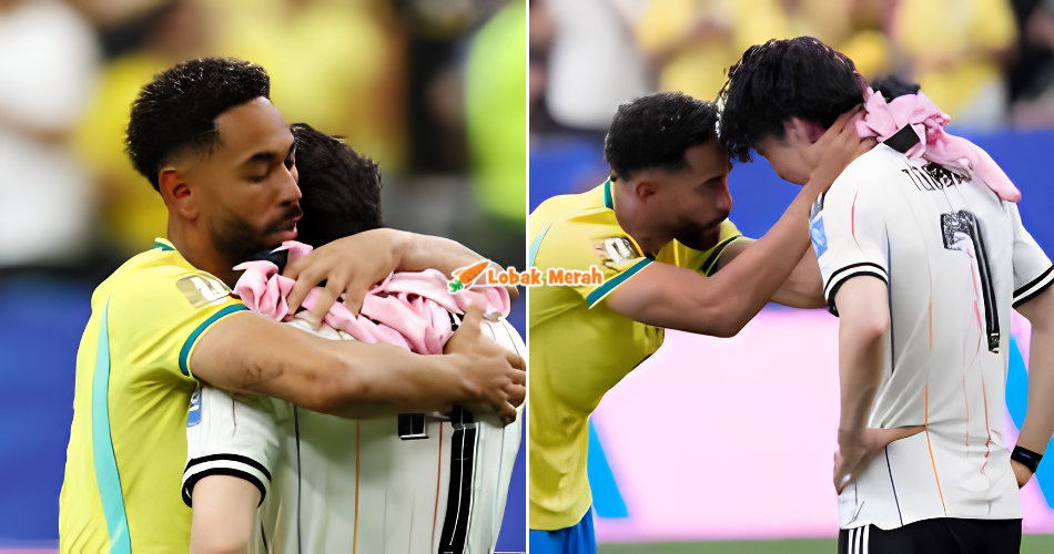 “Heads up!” – Tindakan Pemain Brazil Peluk & Pujuk Pemain Jepun Lepas Kalah Buat Ramai Netizen Sebak!