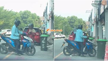Anak Tarik Tudung Ibu Depan Pejabat Zakat
