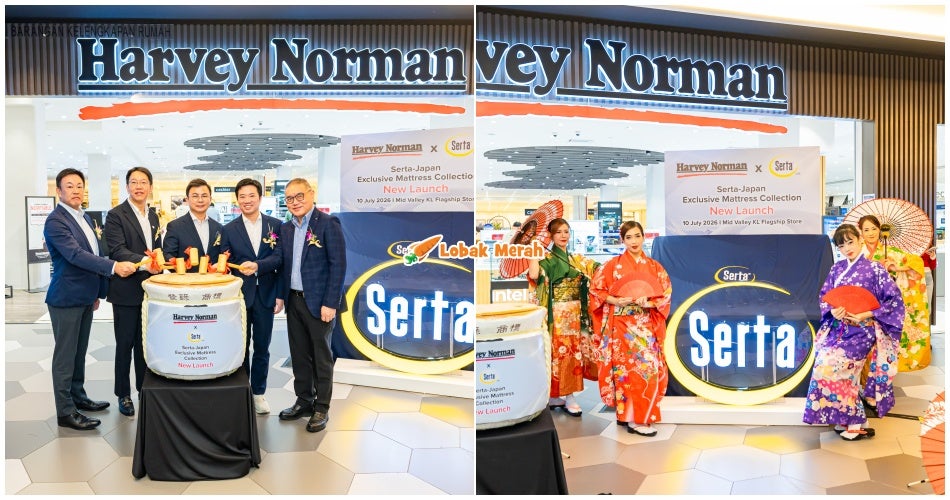 Harvey Norman Bawakan Inovasi Tidur dari Jepun ke Malaysia menerusi Koleksi Tilam Eksklusif Serta-Japan