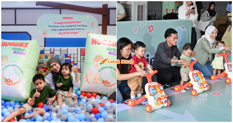 Bayi Boleh Melangkah Sehingga 10,000 Langkah Sehari, Huggies Akhiri Jelajah ‘Huggies Breezy Day’ di TRX
