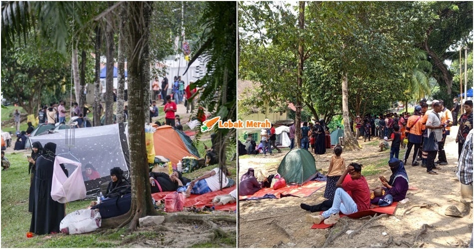 Ratusan Etnik R*hingya ‘Berkhemah’ Depan Pejabat UNHCR Ada Dokumen Sah – Polis