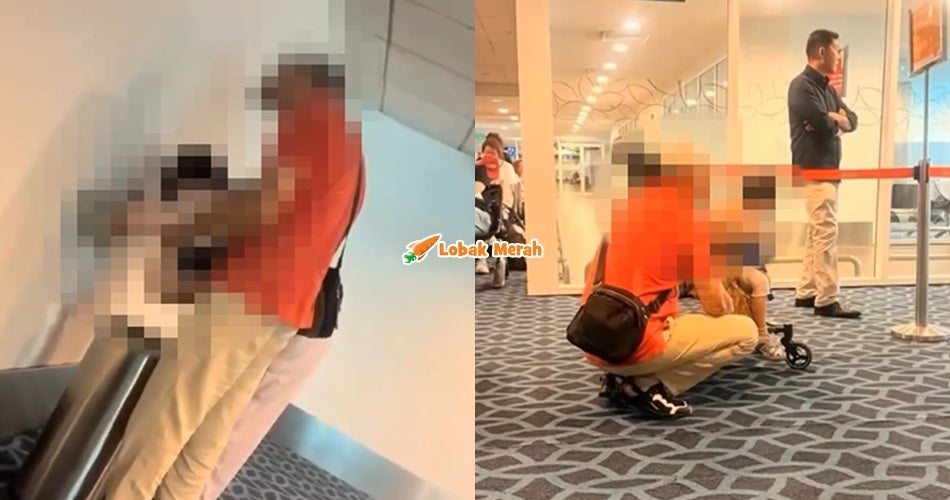 “Padahal toilet dekat je” – Tular Video Pelancong Didakwa Bagi Anak ‘Membuang’ Dalam Tong Sampah Undang Kecaman Netizen