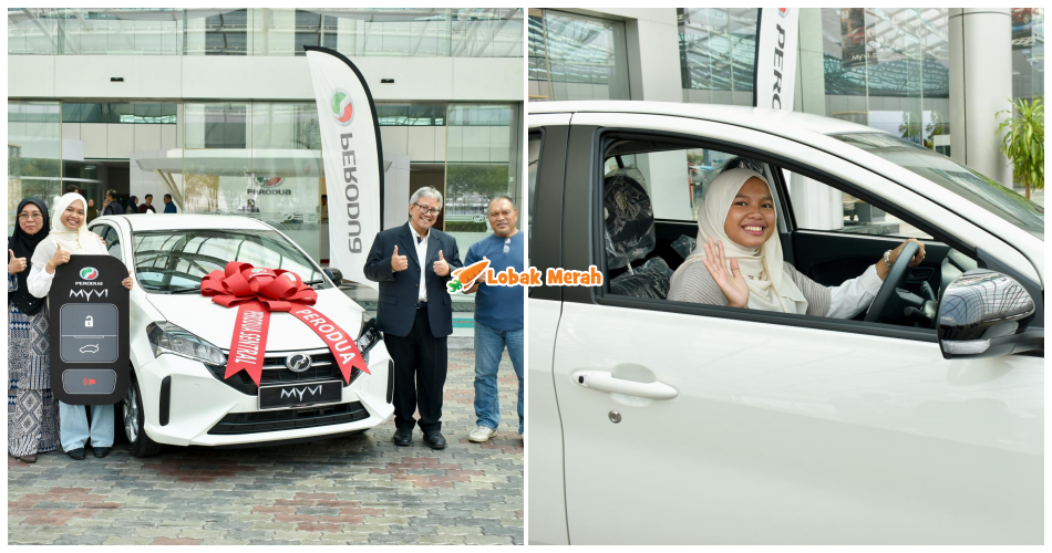 Pelajar UiTM Berusia 22 Tahun Menang Hadiah Utama Cabutan Bertuah, Bawa Balik Perodua Myvi