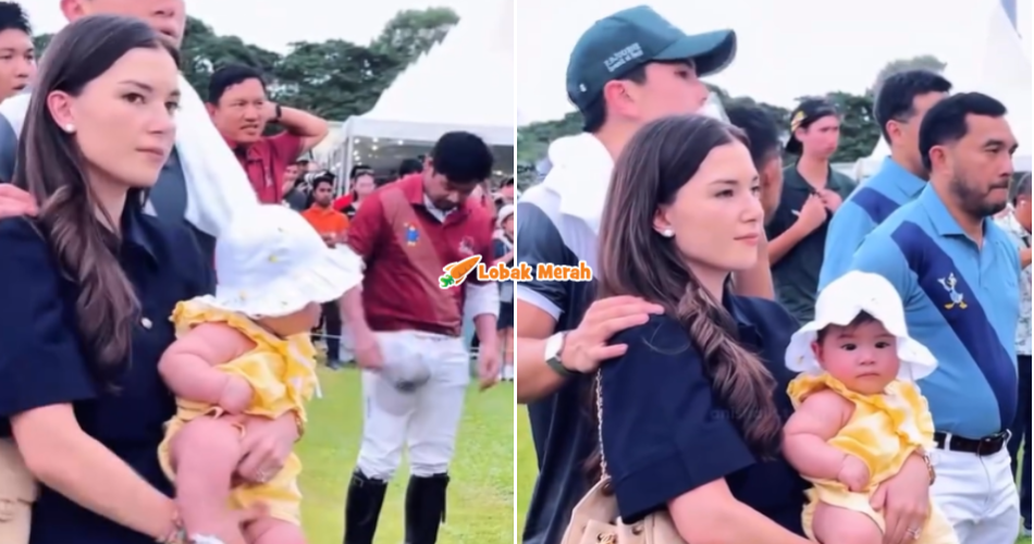 “Geramnya pipi!” – Penampilan Anak Putera Mateen Berbaju Kuning Curi Tumpuan, Netizen Puji Comel & Tenang