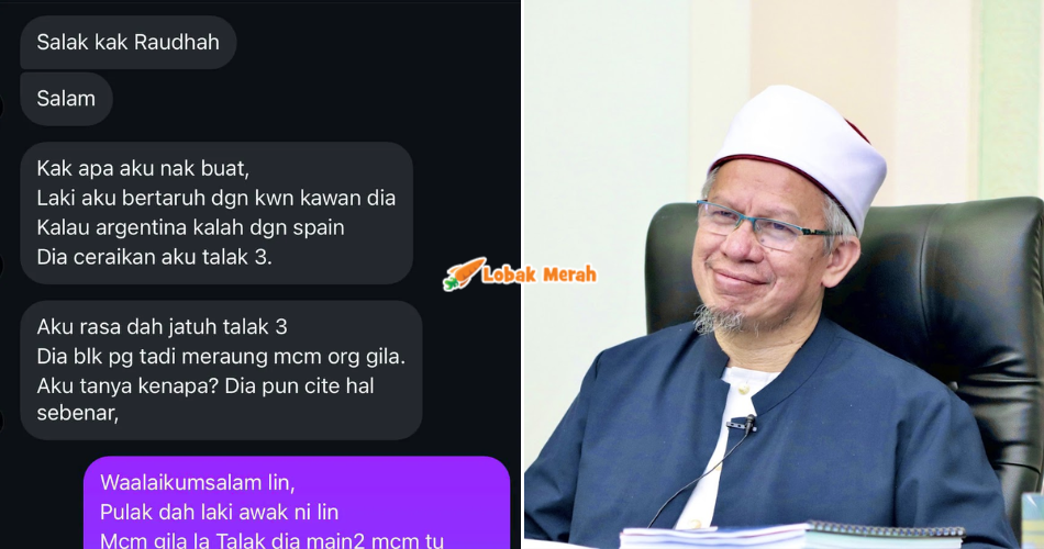 Lafaz Cerai Sebab Pertaruhan Bola Sepak, Dr Zulkifli Sahkan Talak Boleh Jatuh Walaupun Niat Gurau!