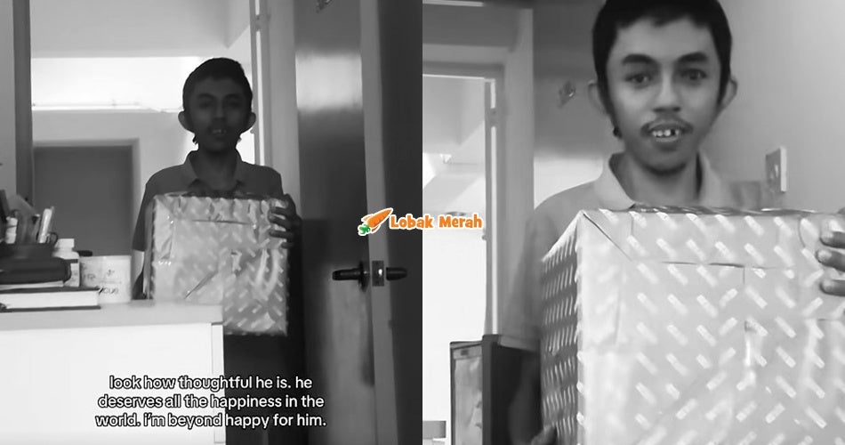 “Dia cakap sebab video tu dia dapat pergi umrah” – Netizen Sebak Tengok Budak 46 Sambut Hari Jadi Adik