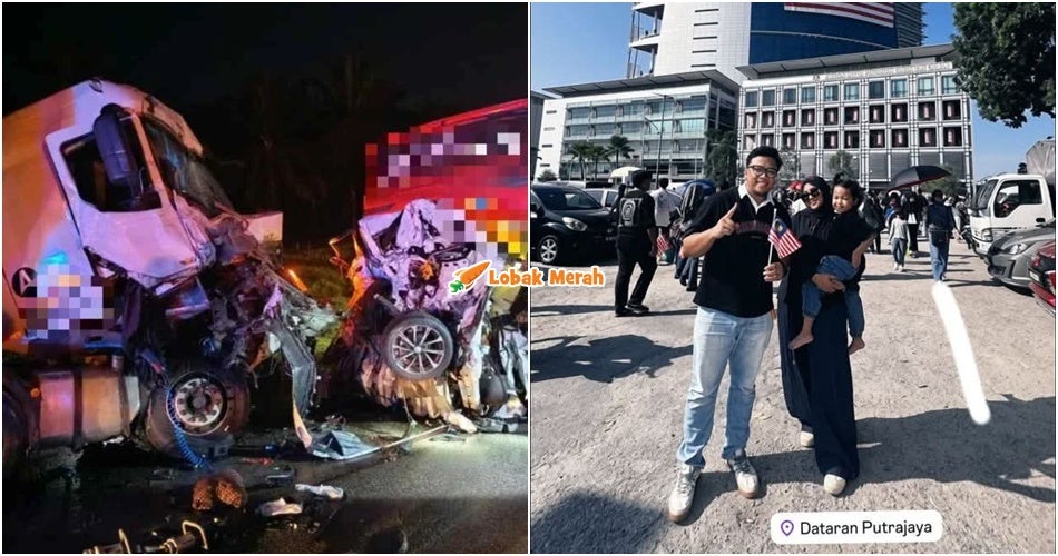 Mangsa Nahas LPT1 ‘Owner’ Secangkir Cafe, Gambar Sekeluarga Sambut Merdeka Di Putrajaya Undang Sebak