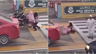 Penunggang Motosikal Langgar Murid