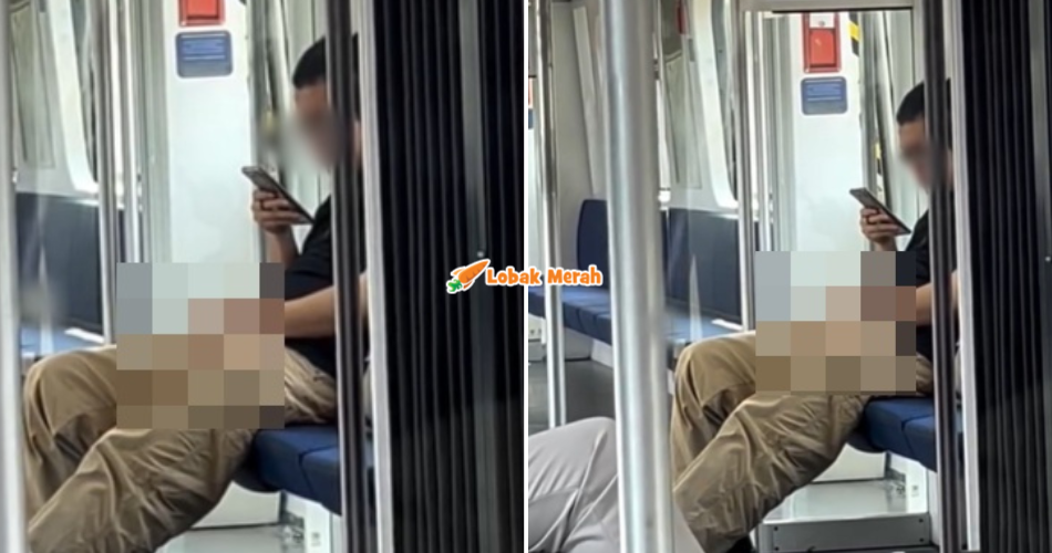 “Tak malu ke” – Netizen Berang Lelaki Buat Aksi Tak Senonoh Dalam Tren, Ini Respon KTMB