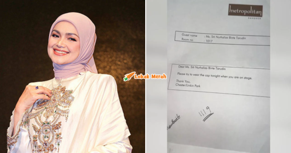 “Pakai tak topi?” – Surat Mendiang Vokalis Linkin Park Untuk Siti Nurhaliza Ditemui Selepas 21 Tahun