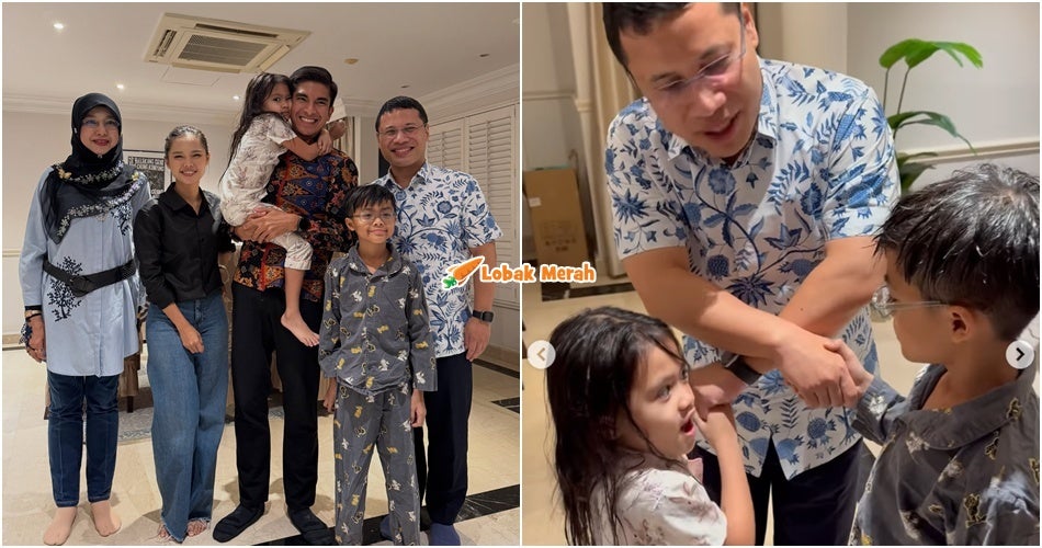 "Kecik2 lagi dah bergaul dengan orang besar" - Netizen Tumpang Gembira Ayden & Ara Jumpa Menteri Singapura