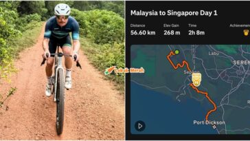 Valtteri Bottas Kayuh Basikal Ke Singapura